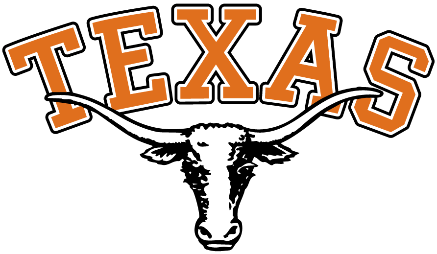 Texas Longhorns 0-Pres Alternate Logo diy DTF decal sticker